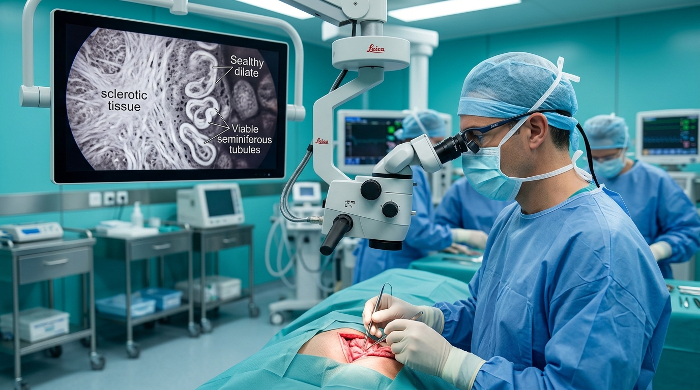 Bác sĩ Tùng phẫu thuật vi phẫu Micro-TESE cho bệnh nhân mất đoạn gen AZFc